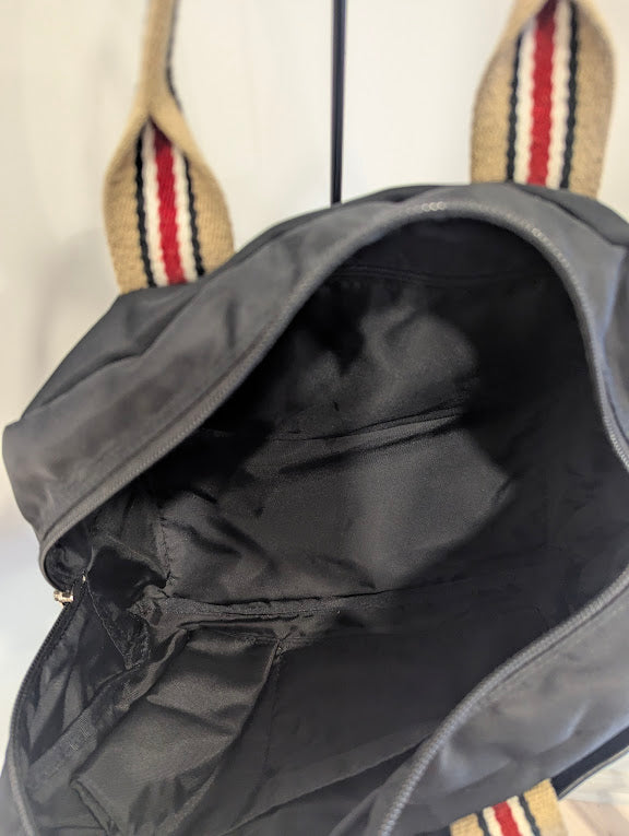 Burberry Blue Label Black Nylon Tote