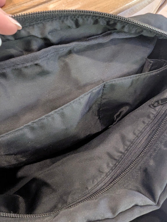 Burberry Blue Label Black Nylon Tote