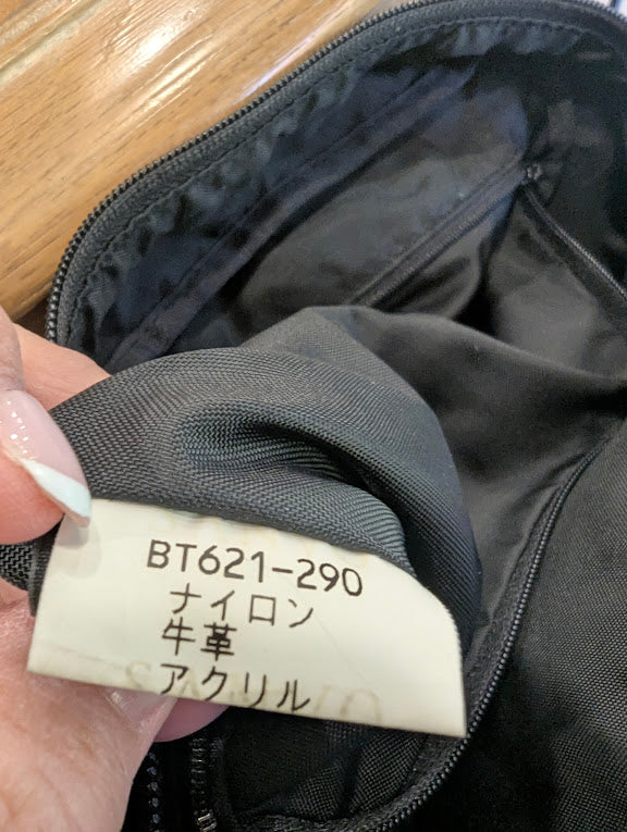 Burberry Blue Label Black Nylon Tote