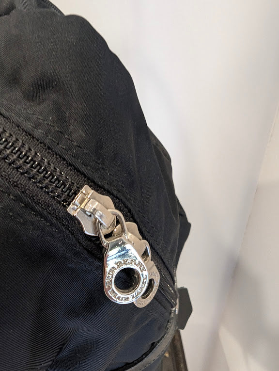 Burberry Blue Label Black Nylon Tote