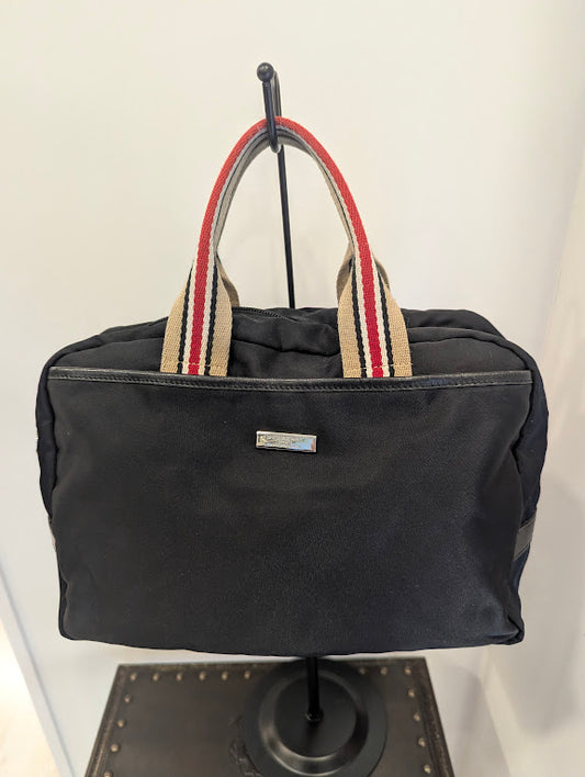 Burberry Blue Label Black Nylon Tote