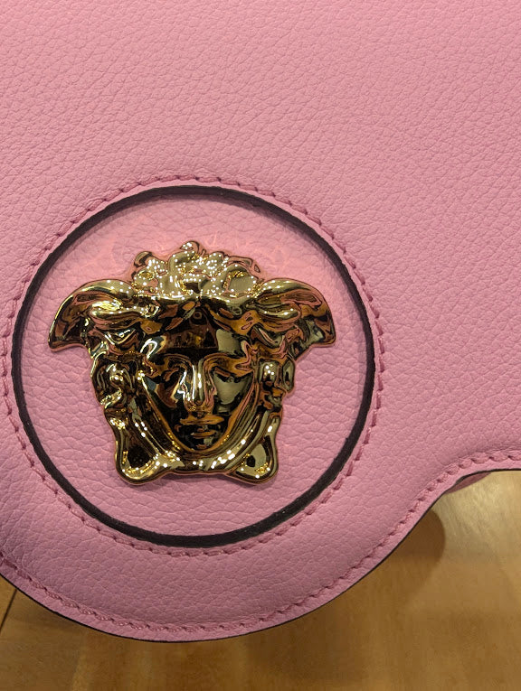 Versace La Medusa Pink Shoulder/Crossbody Bag
