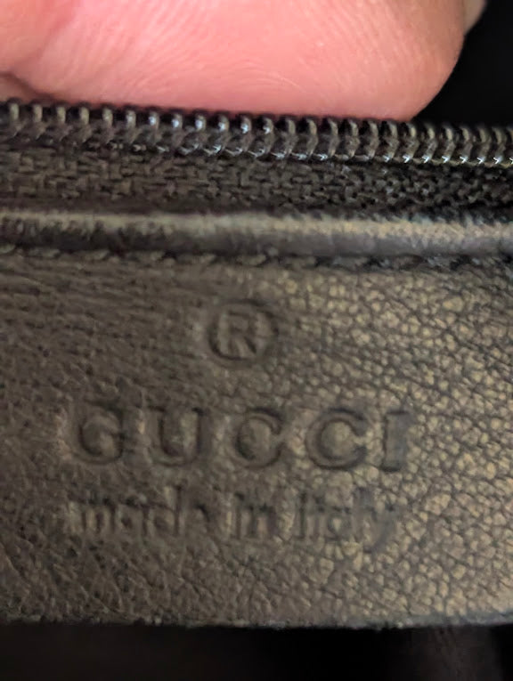 Gucci Black Leather Abbey Tote Bag