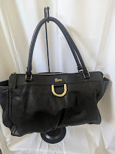 Gucci Black Leather Abbey Tote Bag