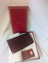Cartier Must De Cartier Boudreaux Bifold Leather Long Wallet