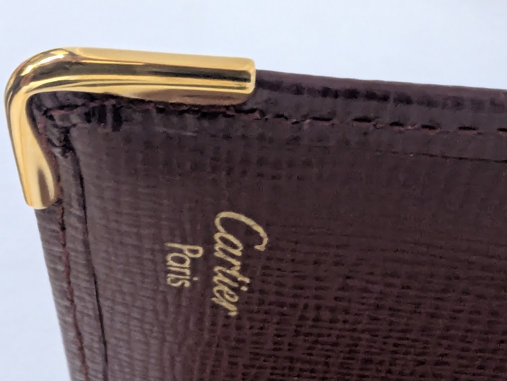 Cartier Must De Cartier Boudreaux Bifold Leather Long Wallet