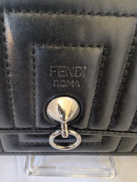Fendi Black Multi-Compartment Wallet