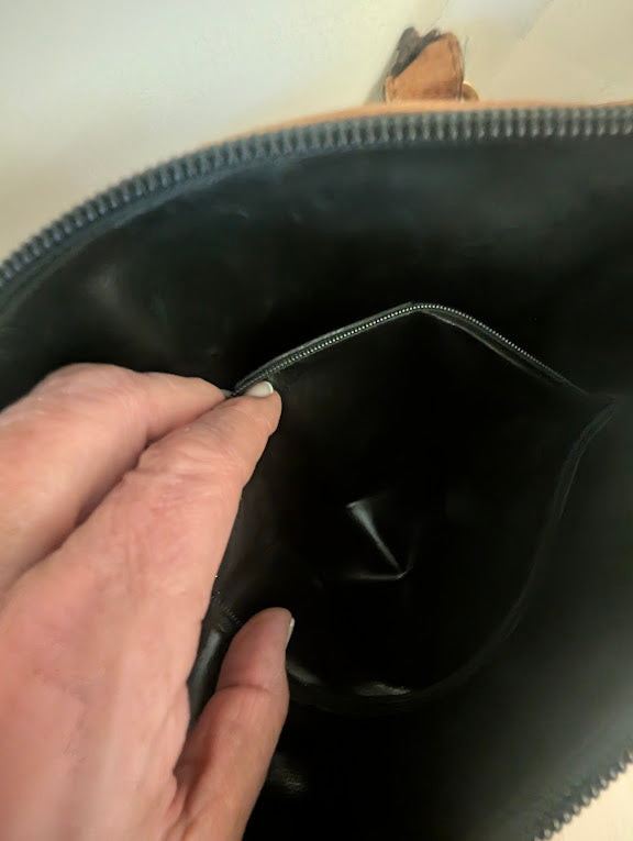 Ferragamo Limited Edition Seri Floral Tropical Print Leather Boston Bag