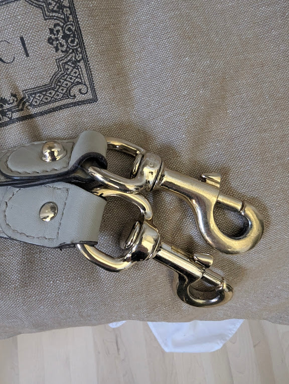 Gucci GG Indy Hobo Ivory Bamboo with Tassels Medium