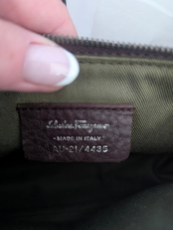 Ferragamo Mini Gancini Monogram Shoulder Bag (With Box)