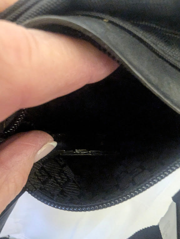 Gucci Black Canvas Waist Sling Bag