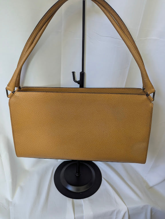 Prada Caramel Brown Leather Handbag
