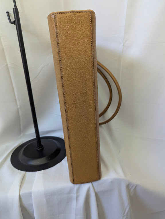 Prada Caramel Brown Leather Handbag