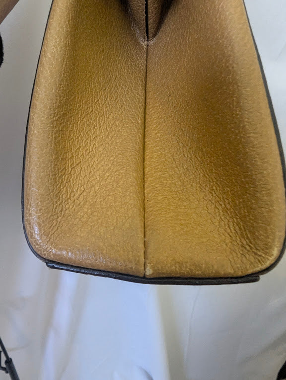 Prada Caramel Brown Leather Handbag
