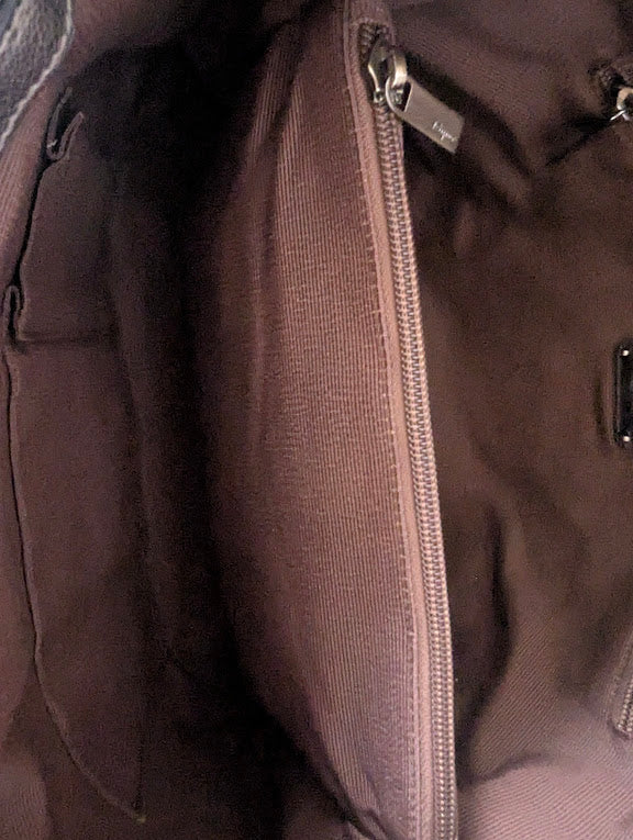 Ferragamo Vara Bow Metallic Leather Tote Bag