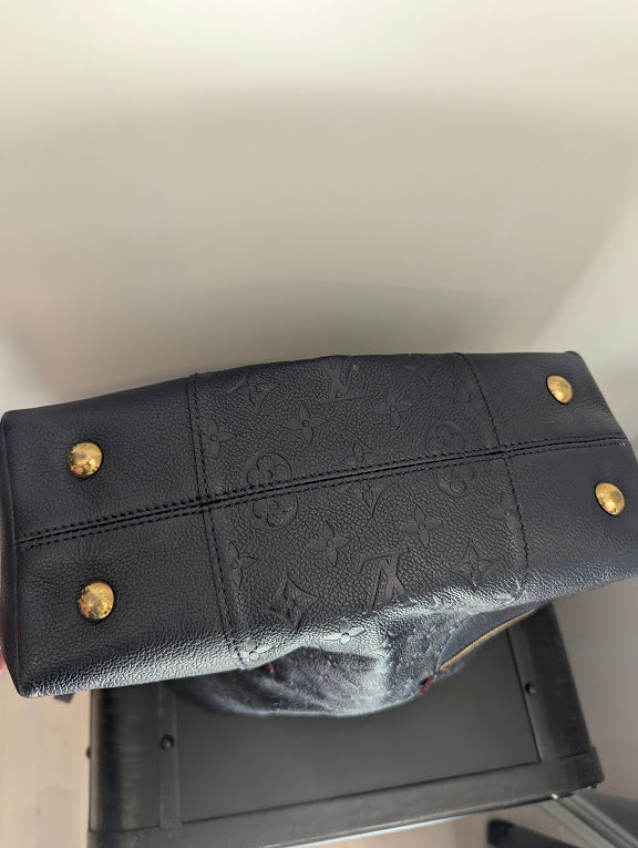 Louis Vuitton Melie Empreinte Hobo Shoulder Bag Navy and Red (2018)