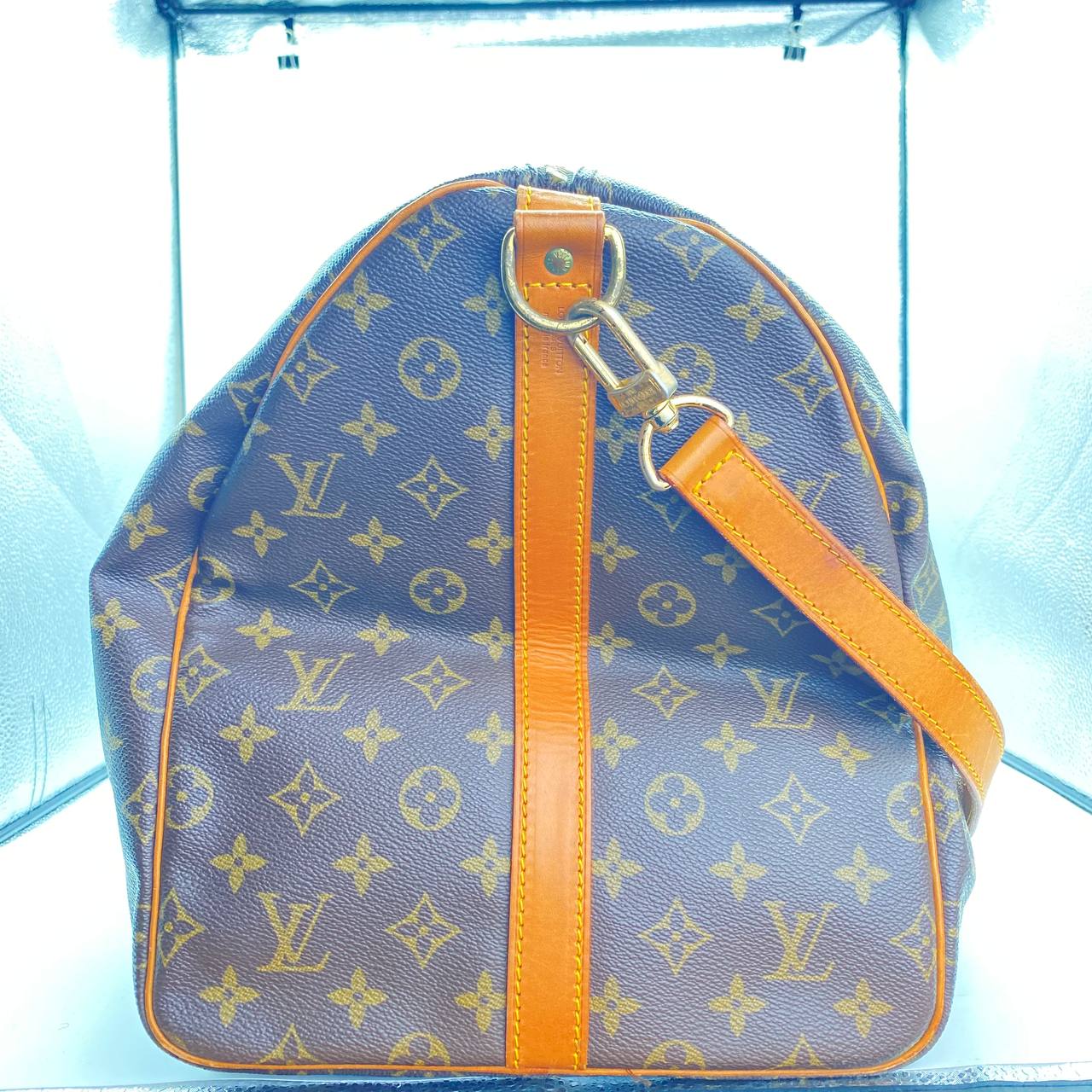LOUIS VUITTON VINTAGE MONOGRAM KEEPALL 55 BANDOULIERE, MI872