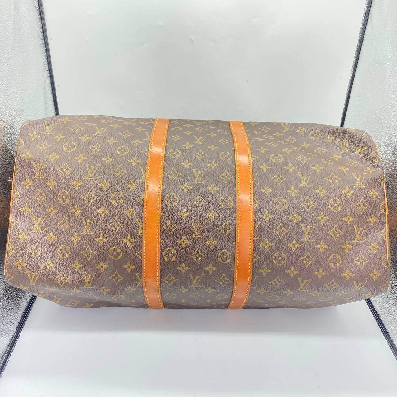 LOUIS VUITTON VINTAGE MONOGRAM KEEPALL 55 BANDOULIERE, MI872