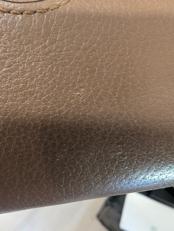 Versace La Medusa Long Tan Calfskin Zip Around Waller in Box