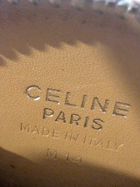 Celine Vintage Macadam Round Coin Purse