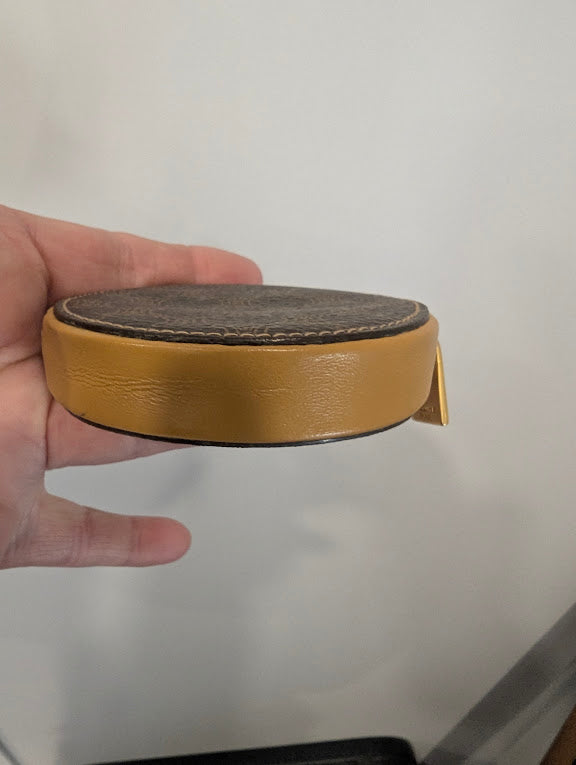 Celine Vintage Macadam Round Coin Purse