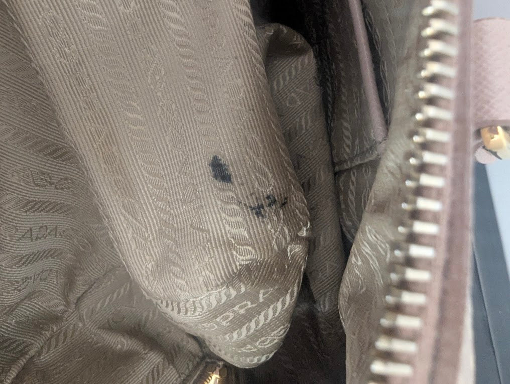Prada Saffiano Mocha Beige Galleria Shoulder Bag