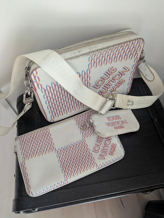Louis Vuitton Damier Spray Trio Messenger Bag