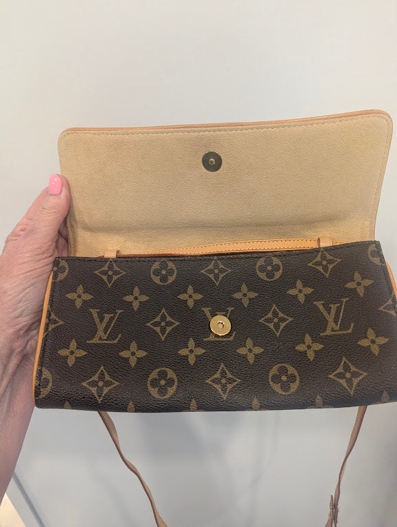 Louis Vuitton Monogram Pochette Twin Crossbody