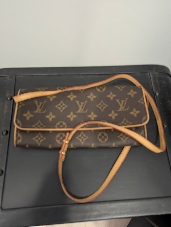 Louis Vuitton Monogram Pochette Twin Crossbody