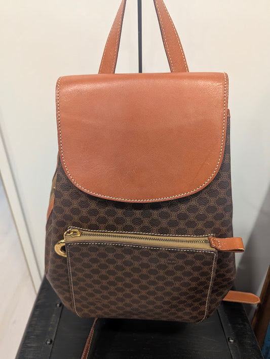 Celine Vintage Macadam Backpack