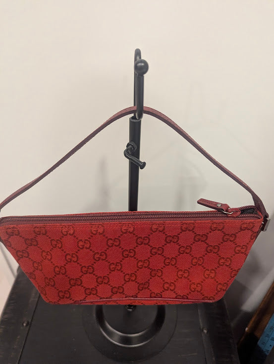 Gucci Boat Pochette Dark Red