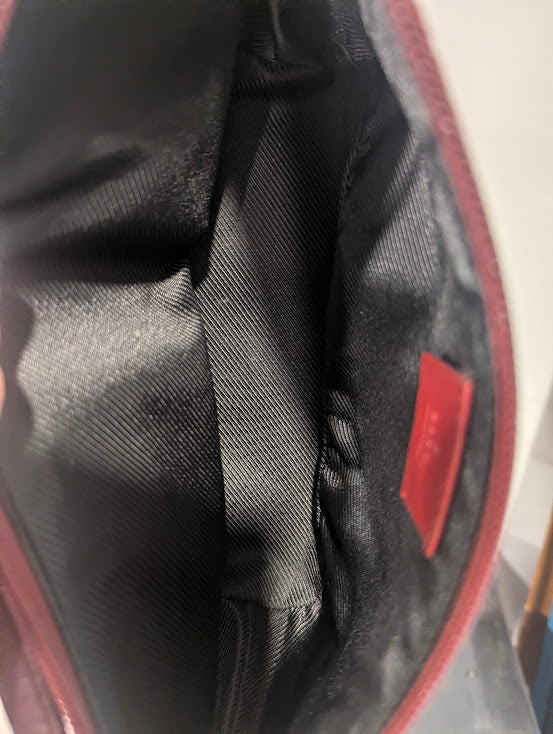 Gucci Boat Pochette Dark Red