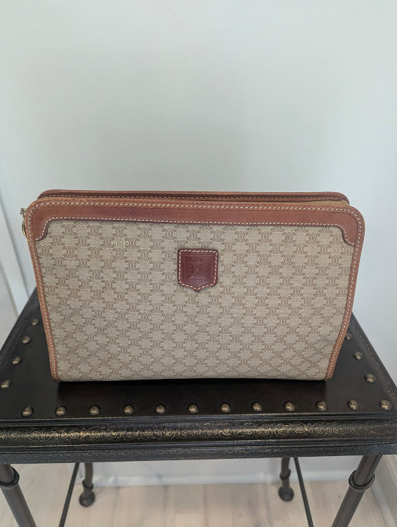 Celine Vintage Macadam Clutch