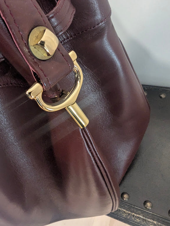 Cartier Must de Cartier Vintage Drawstring Bucket Bag with Box