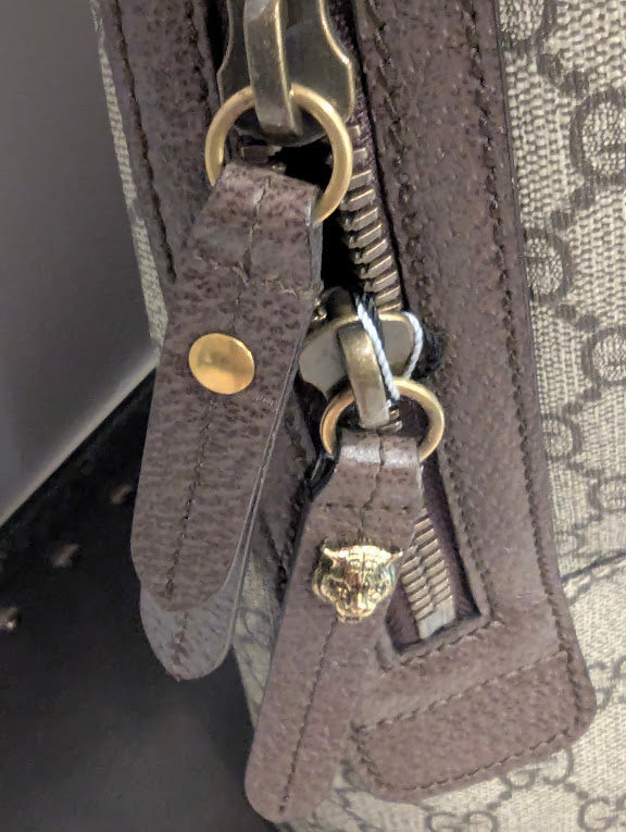 Gucci GG Supreme Animalier Embroidered Bee Backpack