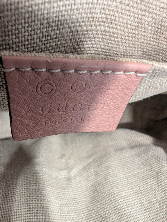 Gucci Microguccissima Mini Dome Soft Pink Crossbody