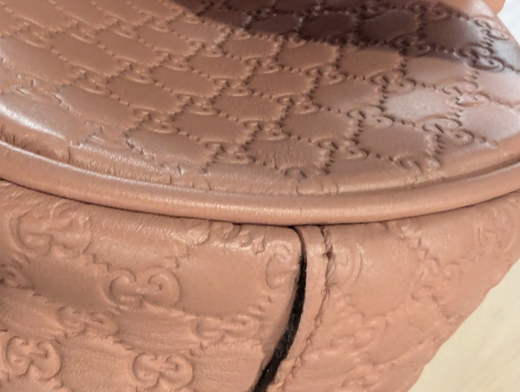 Gucci Microguccissima Mini Dome Soft Pink Crossbody