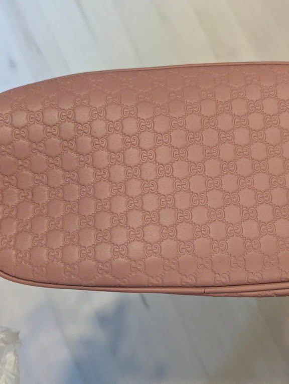 Gucci Microguccissima Mini Dome Soft Pink Crossbody