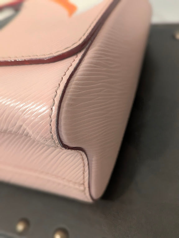 Louis Vuitton Limited Edition Exotic Toucan Birds Twist MM in Crystal Pink