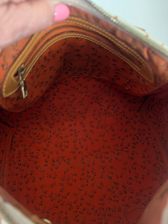 Louis Vuitton x Grace Coddington Catogram Monogram Canvas Speedy 30 Bandouliere
