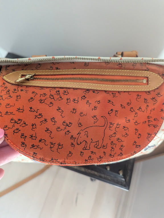 Louis Vuitton x Grace Coddington Catogram Monogram Canvas Speedy 30 Bandouliere