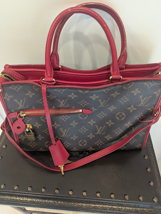 Louis Vuitton Monogram Popincourt PM Coquelicot
