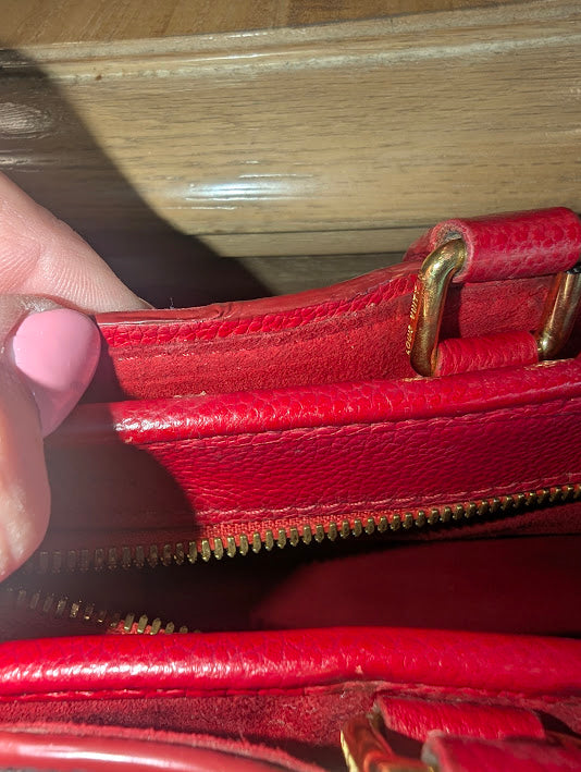 Louis Vuitton Monogram Popincourt PM Coquelicot