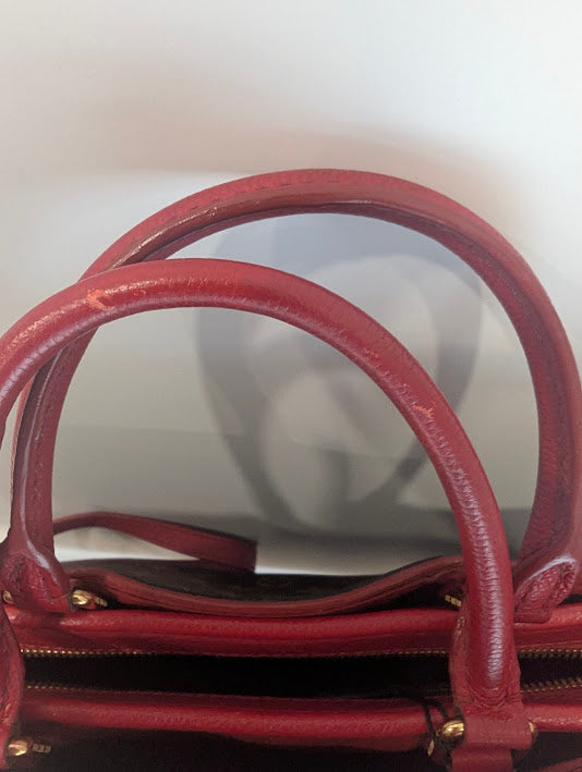 Louis Vuitton Monogram Popincourt PM Coquelicot