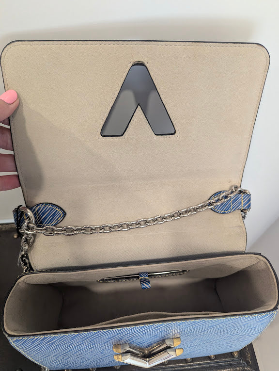Louis Vuitton Twist PM Epi Lether Denim Blue
