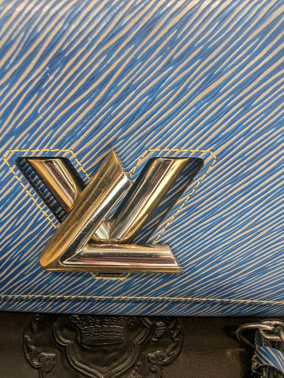 Louis Vuitton Twist PM Epi Lether Denim Blue