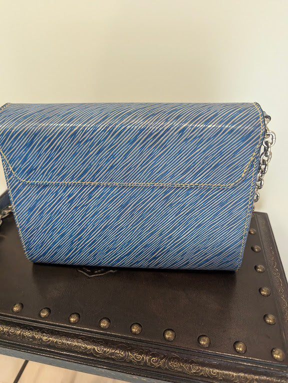 Louis Vuitton Twist PM Epi Lether Denim Blue