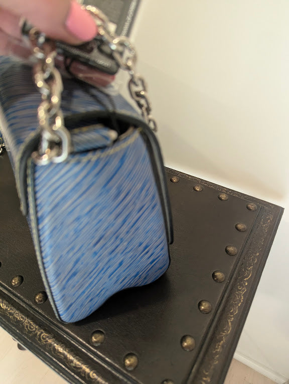 Louis Vuitton Twist PM Epi Lether Denim Blue