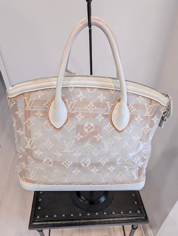 Louis Vuitton Monogram Lockit Transparent Tote - Limited Edition Spring/Summer 2012