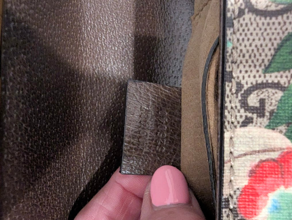 Gucci Padlock Tian Print GG Supreme Small Shoulder Bag